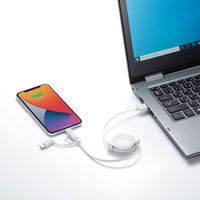 Lightningケーブル　0.8m　KB-IPLTM08KW　サンワサプライ　1本