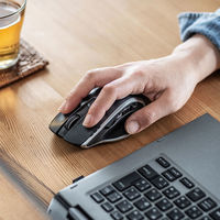 サンワサプライ 高速スクロールハイパーブルーLEDマウス MA-WBTBL192BK 1個（直送品）