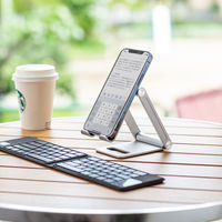 サンワサプライ スマートフォン用アルミスタンド(角度・高さ調整タイプ) PDA-STN51S 1台（直送品）