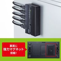 サンワサプライ 磁石付きUSB2.0手動切替器(4回路) SW-US24MG 1個