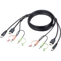 サンワサプライ KVMエクステンダー（HDMI・USB用） VGA-EXKVMHU 1個（直送品）