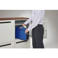 ライオン事務器 オフィスキャリングバック ビジカル A4ヨコ型 BK-353B白(ホワイト) 12904 1冊