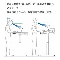 【組立設置込】コクヨ シークエンスチルト 電動昇降デスク フルスペックレバー 幅1350×奥行675×高さ1290mm M10×白 1台（直送品）
