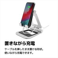 タブレットスタンド BIG DOUBLE-SWING 折り畳み式タブレットスタンド シルバー AS-BWBM-SL アーキサイト