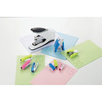 ライオン事務器 かるホッチ ホッチキス(ステープラ) 30枚とじ FS-30N ピンク 20413 1セット(3台)