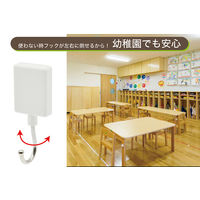 マグエックス マグネット抗菌フラットフック(M) MFH-3W 1個