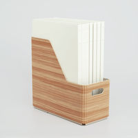 キングジム スタッキングユニットボックスSロング キーニ 木目調 ナチュラル KW1012Lナチ 3個