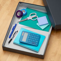 リヒトラブ デスクトレー A3 ブラック A718クロ 1個