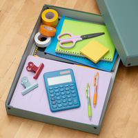 リヒトラブ デスクトレー A3 オリーブ A718オリ 1個