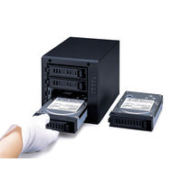 外付けHDD 8TB 4ドライブ ドライブステーション HDD HD-QL8TU3/R5J 1台 バッファロー（直送品）