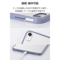 iPad miniケース 8.3インチ(A17 Pro) 耐衝撃 背面クリア ブルーグレー TB-A25STSLOBG エレコム 1個（直送品）