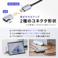 サンワサプライ USB TypeーC ドッキングステーション USB-DKM8S 1個