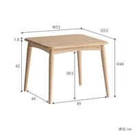 (daily CLIP)アッシュキッズスクエアデスク ナチュラル studio CLIP