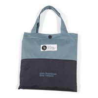 (らこれキッズ)レインコート 140cm ネイビー 合羽 LAKOLE/ラコレ