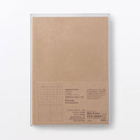 無印良品 日付がないスケジュールノート マンスリー デイリー Ａ６ マンスリー１２か月 デイリー３６６日 良品計画