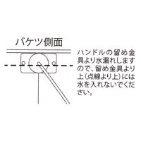 ブリキバケツM(HOUSEHOLD GOODS) シルバー studio CLIP