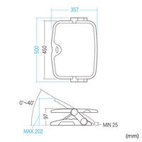 サンワサプライ エルゴノミクスフットレスト(足置き台) MR-FR1N 1個（直送品）
