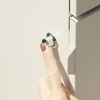 MOJYU ジャン 宅配ボックス付ポスト グレージュ 1台（直送品）