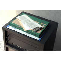 MOJYU ラウロ 宅配ボックス付ポスト ディムグレー 1台（直送品）