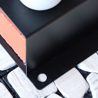 MOJYU ローザ スタンドポスト ブラック 1台（直送品）