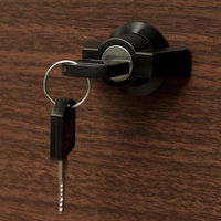 MOJYU シモン スタンドポスト ダークグレー/ブラウン木目 1台（直送品）