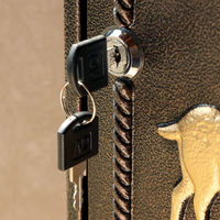 MOJYU ディアー 鋳物壁掛けポスト ブロンズ 1台（直送品）