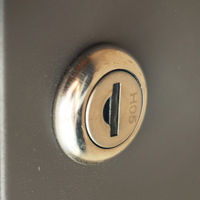 MOJYU ピエラ 壁掛けポスト ダークグレー/ブラウン木目 1台（直送品）