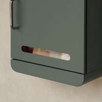 MOJYU ヴァレンテ 壁掛けポスト フォレストグリーン 1台（直送品）