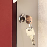 MOJYU ノラ 壁掛けポスト ボルドー/グレージュ 1台（直送品）