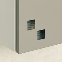 MOJYU ノラ 壁掛けポスト ライトベージュ/グレージュ 1台（直送品）