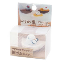 ビッテ 輪ゴム掛け 輪ゴムホルダー トリの巣 マグネット biite 鳥 シマエナガ 485803 1個（直送品）