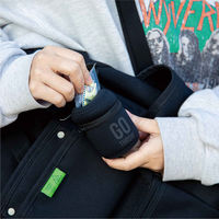 シービージャパン 携帯ゴミ箱 GO THROW 携帯ゴミ入れ ポッシュ ブラック 486751 1個（直送品）