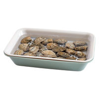 伊原企販 ザル&バット3点セット 抗菌 角型 電子レンジ対応 日本製 Vat&Colander 2+1セット グリーン 396815 1個（直送品）