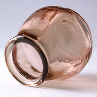 SOW 花瓶 VALENCIA リサイクルガラス ミニフラワーベース CERO パープル 492767 1個（直送品）