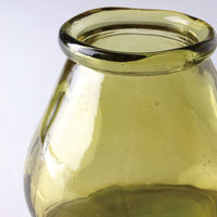 SOW 花瓶 VALENCIA リサイクルガラス ミニフラワーベース CERO イエロー 492766 1個（直送品）