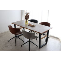 【軒先渡し】東馬 テルム ダイニングテーブル 脚 A脚（160/180共通） 幅640×奥行60×高さ695mm 1台（直送品）