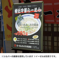 友屋 売場備品 MGライトパネルカスタム 屋内外 B0ブラック 56118-B0 1ケース(1個)（直送品）