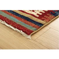 イケヒコ プルメリア ウィルトンカーペット 2000×2500mm レッド 1321110240601 1枚（直送品）