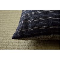 イケヒコ・コーポレーション ゆかり 座布団 BK 55×59cm 1240900032306 1セット(2個)