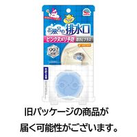 カビ防止 排水口 掃除 らくハピ お風呂の排水口 ピンクヌメリ予防 防カビプラス 1個 カビ対策 予防 浴室 ゴミ受け 置き型 アース製薬