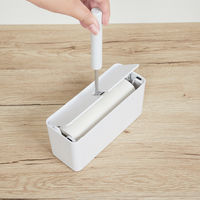 コロコロクリーナー Fitia 粘着テープ カーペットクリーナー シンプル ホワイト 1個 マーナ