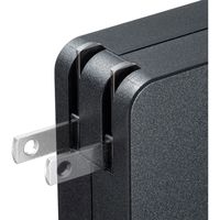 サンワサプライ USB Power Delivery対応AC充電器(PD65W・ケーブル一体型) ACA-PD76BK 1個（直送品）