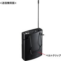 サンワサプライ ワイヤレスピンマイク MM-SPAMP8WPM 1個（直送品）