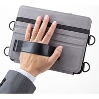 サンワサプライ iPad Air 2020 スタンド機能付きショルダーベルトケース PDA-IPAD1712BK 1個