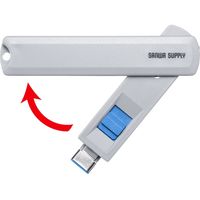 サンワサプライ TypeCポート取付けセキュリティ(eセキュリティ) SLE-46S-BL 1個