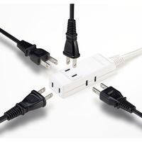 延長コード 電源タップ 0.5m 2P（ピン） 4個口 ライトグレー TAP-M805W サンワサプライ 1個
