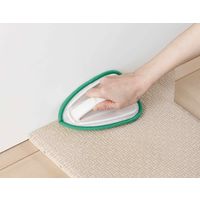 ユニットバスボンくん 風呂床ハンドブラシ抗菌 グリーン 約幅135×奥行180×高さ70mm 1個 山崎産業
