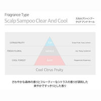 moremo モレモ スカルプシャンプー クリア＆クール ポンプ 500ml 韓国コスメ 韓国シャンプー ワンダーライン