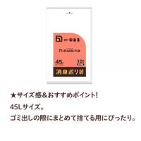 ニオワイナ ゴミ袋 消臭袋 45L 1パック（10枚入） 日本サニパック