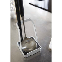 tower（タワー） お玉＆鍋ふたスタンド ホワイト 1個 山崎実業 キッチン収納